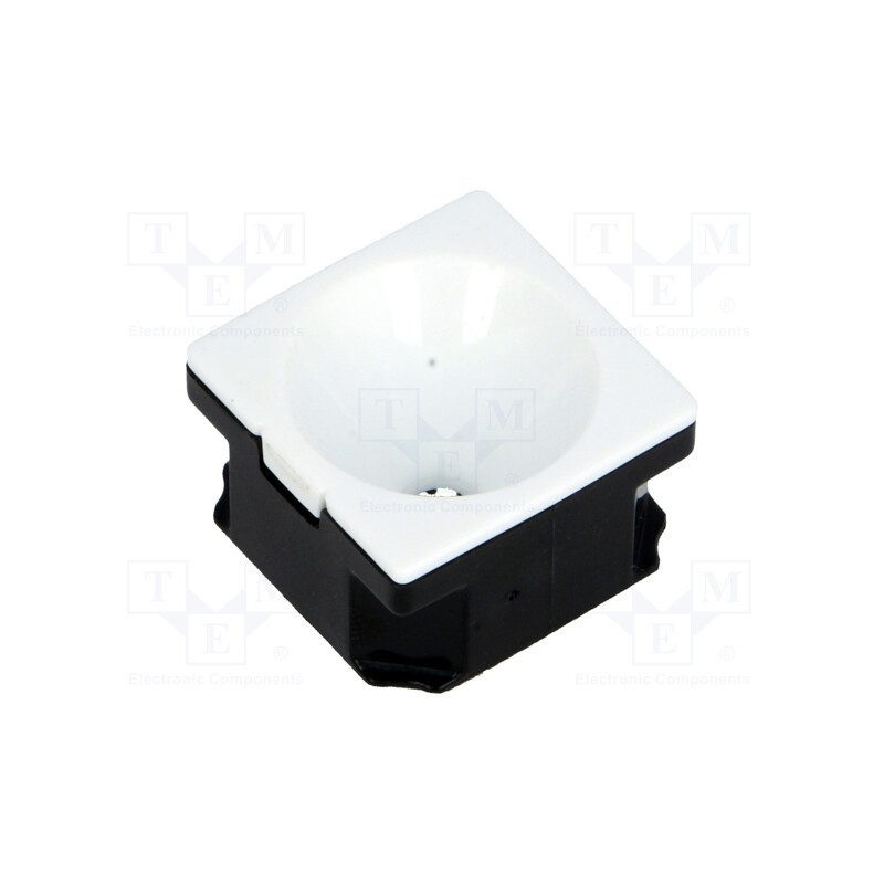 10 pcs : CA11525_LAURA-R-W -AS - LED lens, square, transparent, LED CREE,LED SEOUL, XP-E,XP-G,Z5