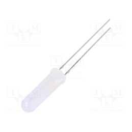 10 pcs : OSK5DK6EE2A - LED, 5mm, pink, 150÷220mcd, 140°, Front: convex, 2.7÷3.4V