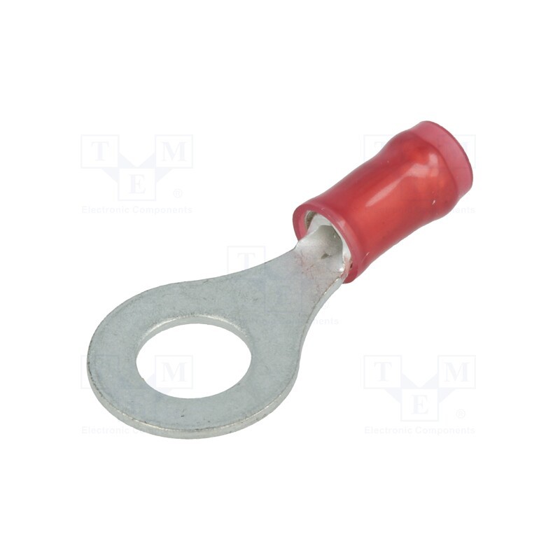 20 pcs : 130046 - Tip: ring, M6, Ø: 6.35mm, 0.26÷1.65mm2, crimped, for cable, tinned