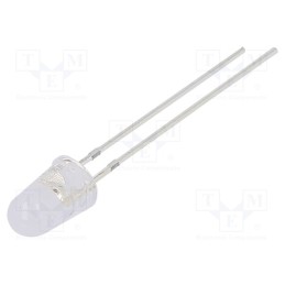 10 pcs : OSGGD251A5A - LED, 5mm, green, 2180÷3000mcd, 100°, Front: convex, 2.9÷3.4V