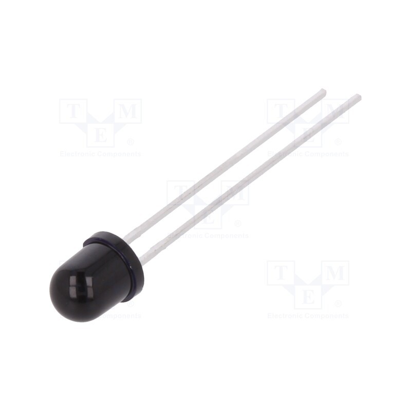 10 pcs : SFH 314 FA-2/3 - Phototransistor, 5mm, λp max: 870nm, 70V, 40°, Lens: transparent