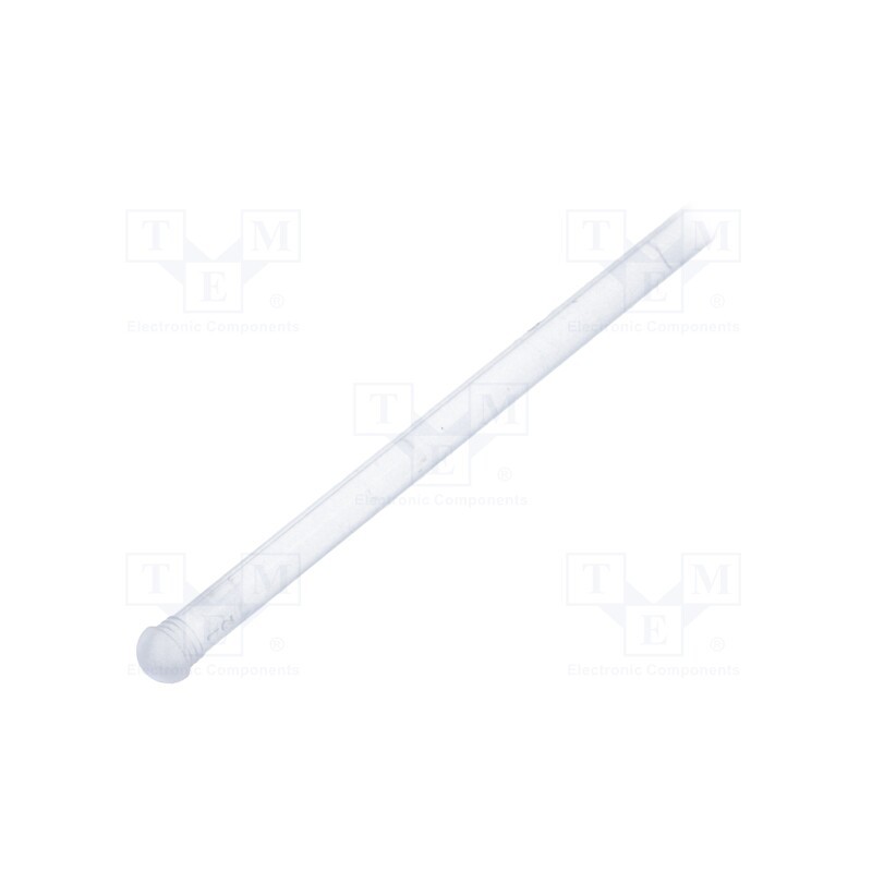 10 pcs : 1282.7001 - Fiber for LED, round, Ø3.2mm, Front: convex, straight