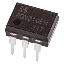 1 pcs - Panasonic 130 mA SPNO Solid State Relay, PCB Mount PhotoMOS, 350 V Maximum Load