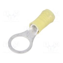 10 pcs : 130207 - Tip: ring, M10, Ø: 10.3mm, 2.62÷6.64mm2, crimped, for cable, tinned