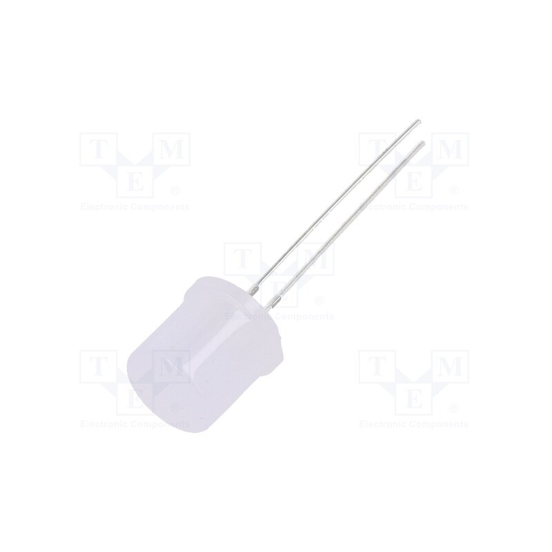 10 pcs : OSY5PAA6K2A - LED, 10mm, yellow, 500÷750mcd, 180°, Front: flat, 1.8÷2.6V