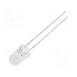 10 pcs : OSYYP251A5A - LED, 5mm, yellow, 1560÷2180mcd, 100°, Front: convex, 2.1÷2.6V