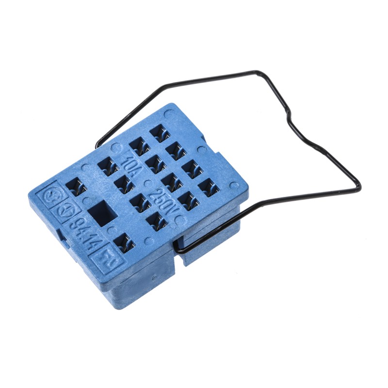 1 pcs - Finder 94 11 Pin 250V ac PCB Mount Relay Socket, for use with 55.34, 55.32 Series Relay