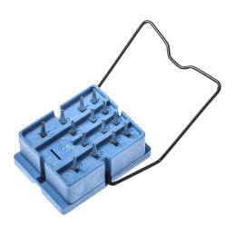 1 pcs - Finder 94 11 Pin 250V ac PCB Mount Relay Socket, for use with 55.34, 55.32 Series Relay