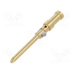 10 pcs : 13162600 - Contact, male, gold-plated, 0.5mm2, EPIC H-D 1.6, turned contacts