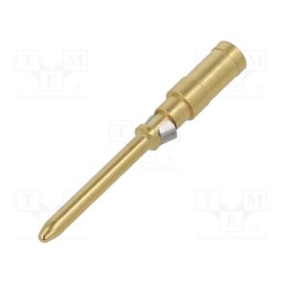 10 pcs : 13162800 - Contact, male, gold-plated, 1.5mm2, EPIC H-D 1.6, turned contacts