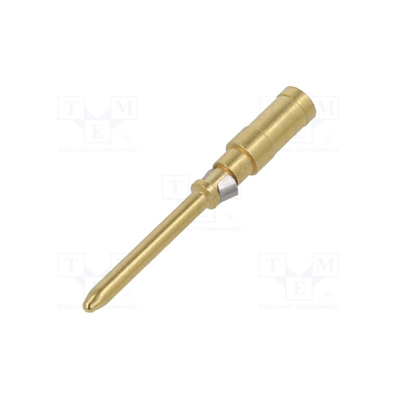 10 pcs : 13162800 - Contact, male, gold-plated, 1.5mm2, EPIC H-D 1.6, turned contacts