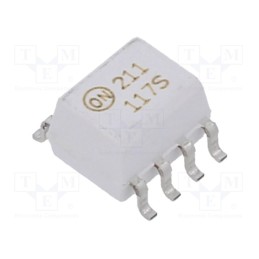 10 pcs : MOC211M - Optocoupler, SMD, Ch: 1, OUT: transistor, Uinsul: 2.5kV, Uce: 30V, SO8