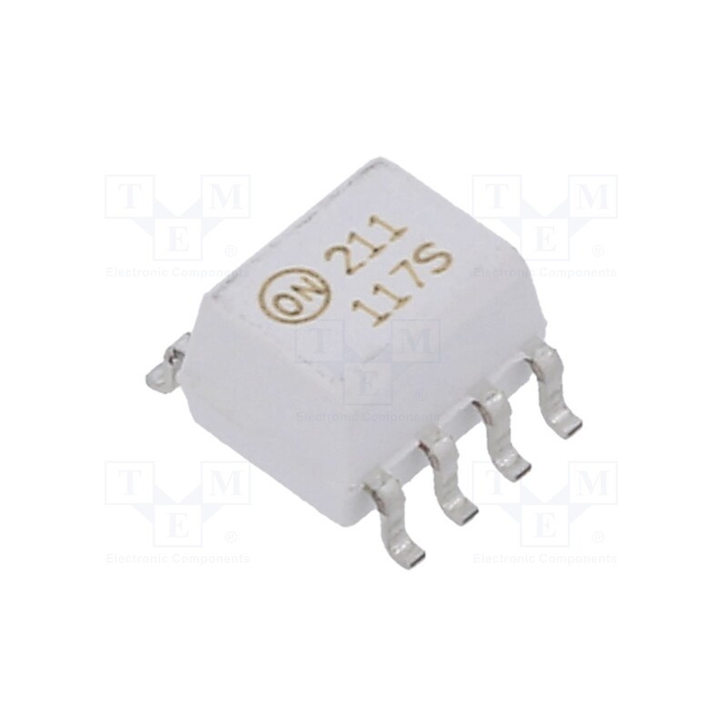 10 pcs : MOC211M - Optocoupler, SMD, Ch: 1, OUT: transistor, Uinsul: 2.5kV, Uce: 30V, SO8