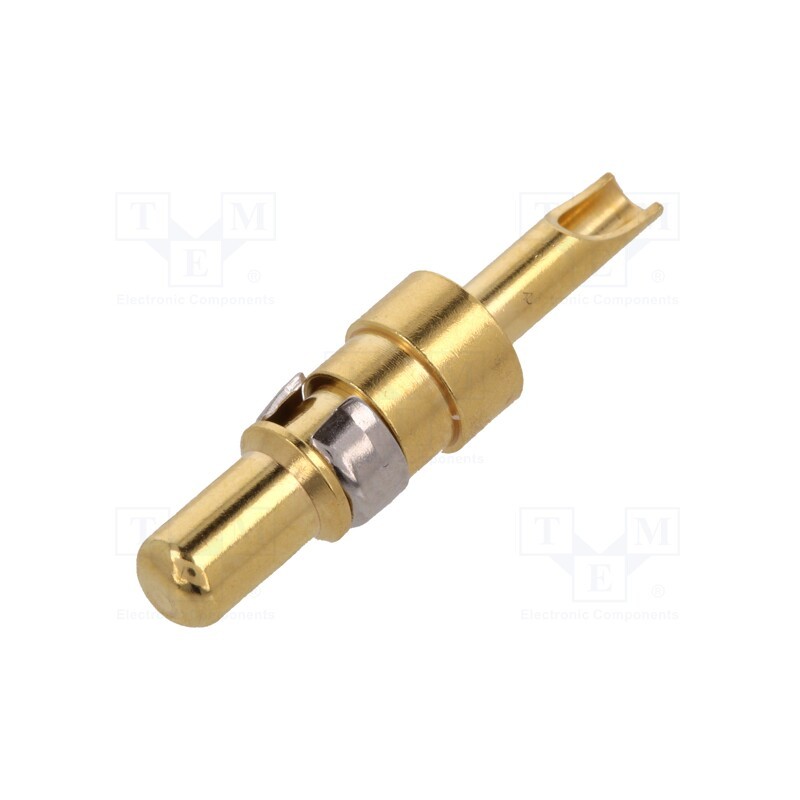 10 pcs : 131C10019X - Contact, male, copper alloy, gold-plated, 20AWG÷16AWG, soldering