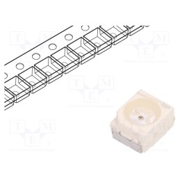 20 pcs : LG T67K-G2K1-24 - LED, SMD, 3528,PLCC2, green, 2.24÷9mcd, 3.4x3x2.1mm, 120°, 1.7÷2.2V