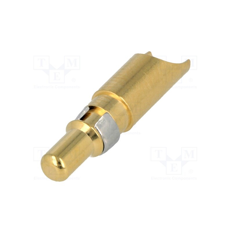 10 pcs : 131C10049X - Contact, male, copper alloy, gold-plated, 10AWG÷8AWG, soldering