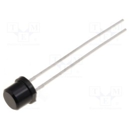 10 pcs : SFH 203 PFA - PIN IR photodiode, 5mm, THT, 900nm, 750÷1100nm, 75°, 1nA, flat