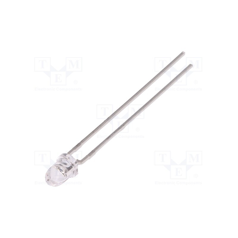 10 pcs : SFH 309-5/6 - Phototransistor, 3mm, λp max: 860nm, 35V, 12°, Lens: transparent