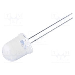 10 pcs : L-813SRC-J4 - LED, 10mm, red, 5000÷8000mcd, 15°, Front: convex, 2.1÷2.5V