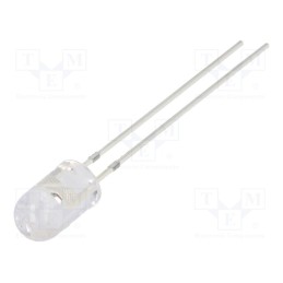 10 pcs : OS5OKP5E31B - LED, 5mm, orange, 8400÷10000mcd, 30°, Front: convex, 2.1÷2.6V, 78mW