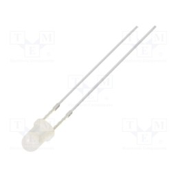 10 pcs : OSRBP23132A - LED, 3mm, red/blue, 30°, Front: convex, 2.1÷2.6/2.9÷3.4V, -30÷85°C