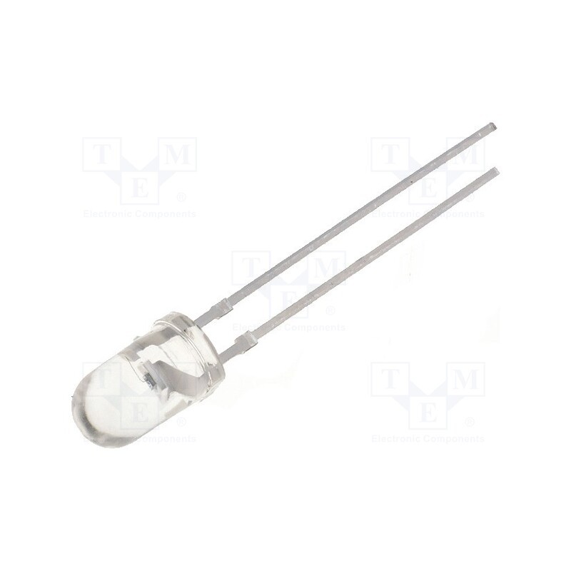 10 pcs : BPW96C - Phototransistor, 5mm, λp max: 850nm, 70V, 20°, Lens: transparent