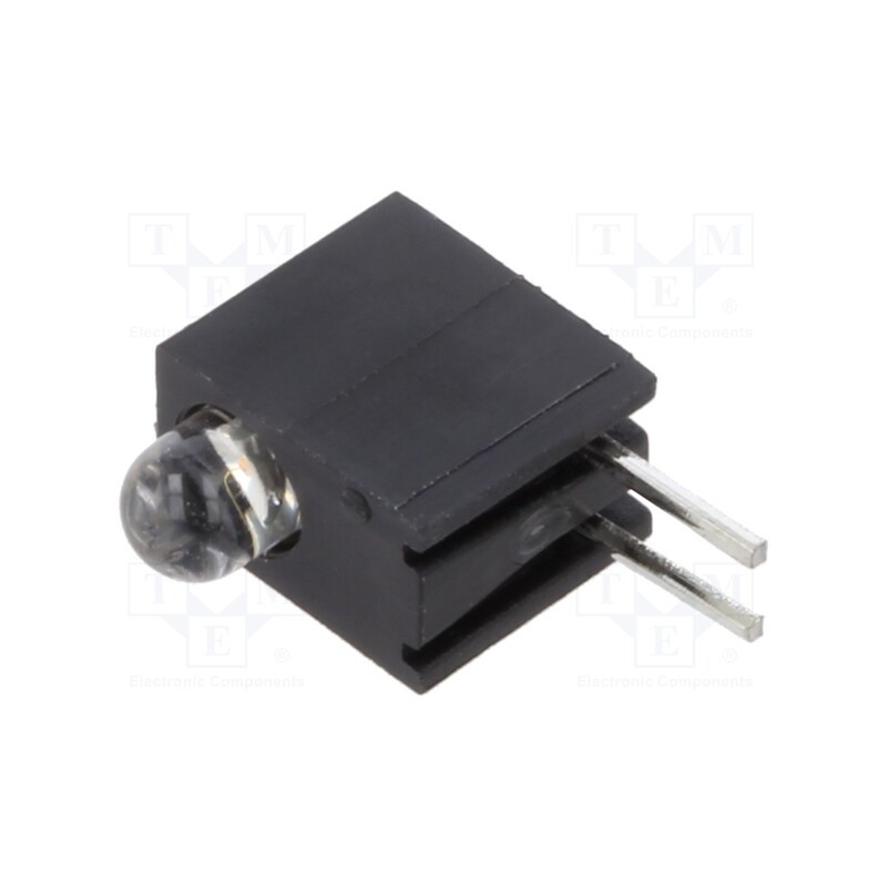 10 pcs : H101CGC - LED, in housing, green, 3mm, No.of diodes: 1, 20mA, 45°, 2.1÷2.8V