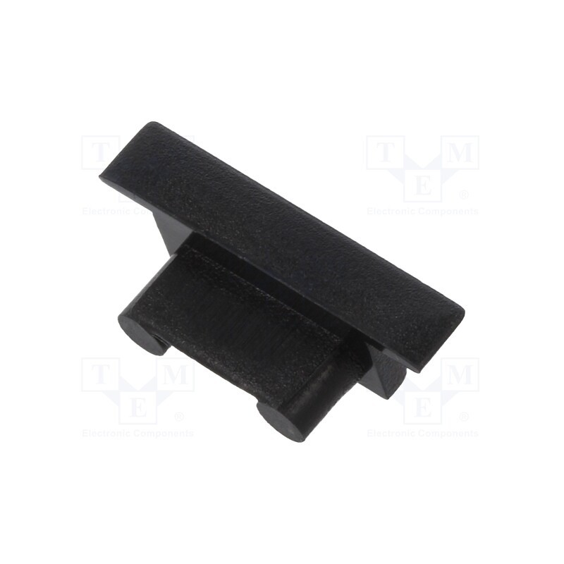 10 set : C8970002 -AS - Cap for LED profiles, black, 2pcs, ABS, GEN2, BEGTIN12
