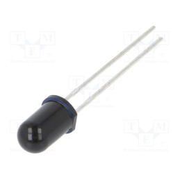 10 pcs : QSD123 - Phototransistor, 5mm, λp max: 880nm, 30V, 24°