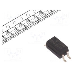 10 pcs : TLP293(V4-GHTL.E(T - Optocoupler, SMD, Ch: 1, OUT: transistor, Uinsul: 3.75kV, Uce: 80V