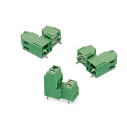2 pcs - Wurth Elektronik 2301 Series PCB Terminal Block, 6-Contact, 3.5mm Pitch, Through Hole Mount, 1-Row, Solder Termination