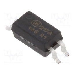 10 pcs : FODM217A - Optocoupler, SMD, Ch: 1, OUT: transistor, Uinsul: 3.75kV, Uce: 80V