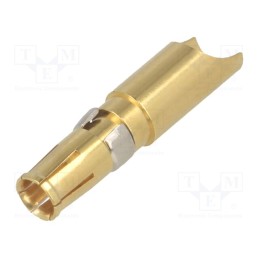10 pcs : 132C10049X - Contact, female, copper alloy, gold-plated, 10AWG÷8AWG, soldering
