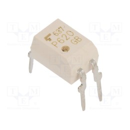 10 pcs : TLP620(GB.F) - Optocoupler, THT, Ch: 1, OUT: transistor, Uinsul: 5kV, Uce: 55V, DIP4