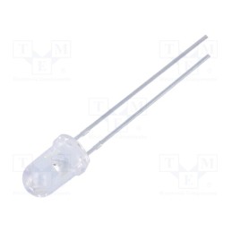 10 pcs : OSG3DA5121A-TU - LED, 5mm, sea green, 6500mcd, 20°, Front: convex, 2.9÷3.6V