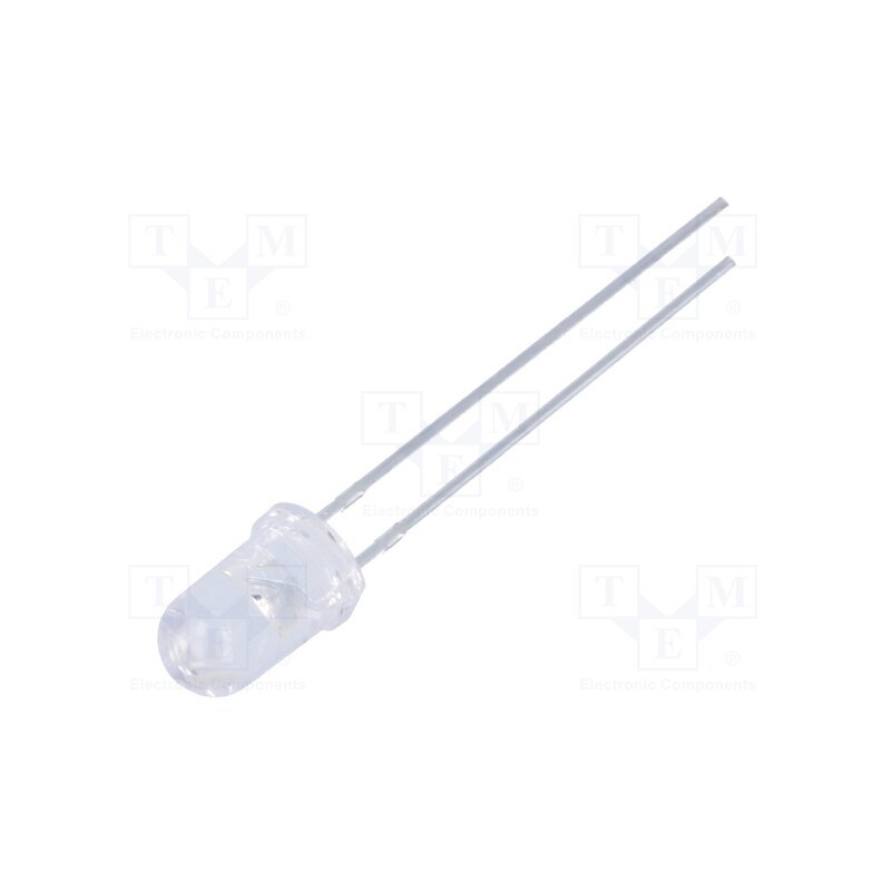 10 pcs : OSG3DA5121A-TU - LED, 5mm, sea green, 6500mcd, 20°, Front: convex, 2.9÷3.6V