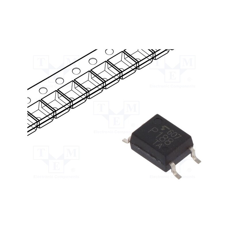 10 pcs : TLP188(E(T - Optocoupler, SMD, Ch: 1, OUT: transistor, Uinsul: 3.75kV, Uce: 350V