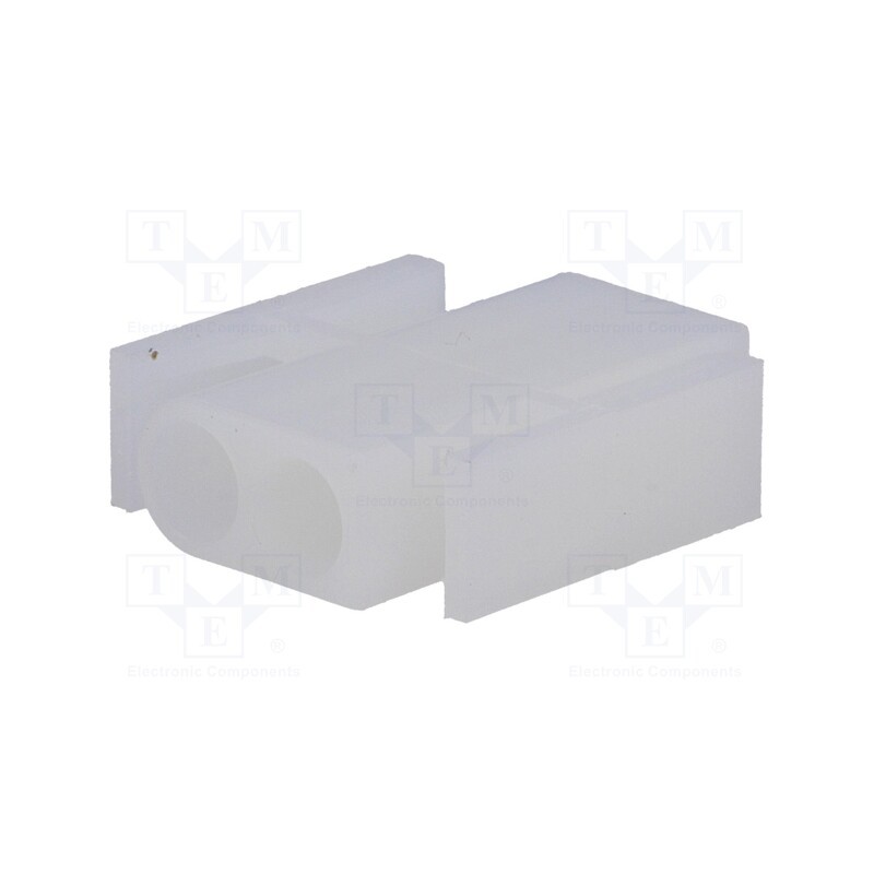 10 pcs : 1-350344-0 - Plug, wire-wire, female, .140 MATE-N-LOK, 6.1mm, PIN: 2, for cable