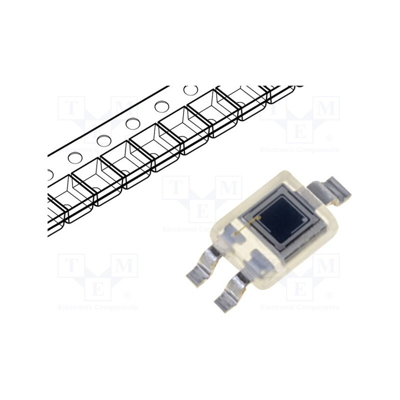 10 pcs : SFH 2400 - PIN IR photodiode, Smart DIL, SMD, 850nm, 380÷1100nm, 1nA, 120mW