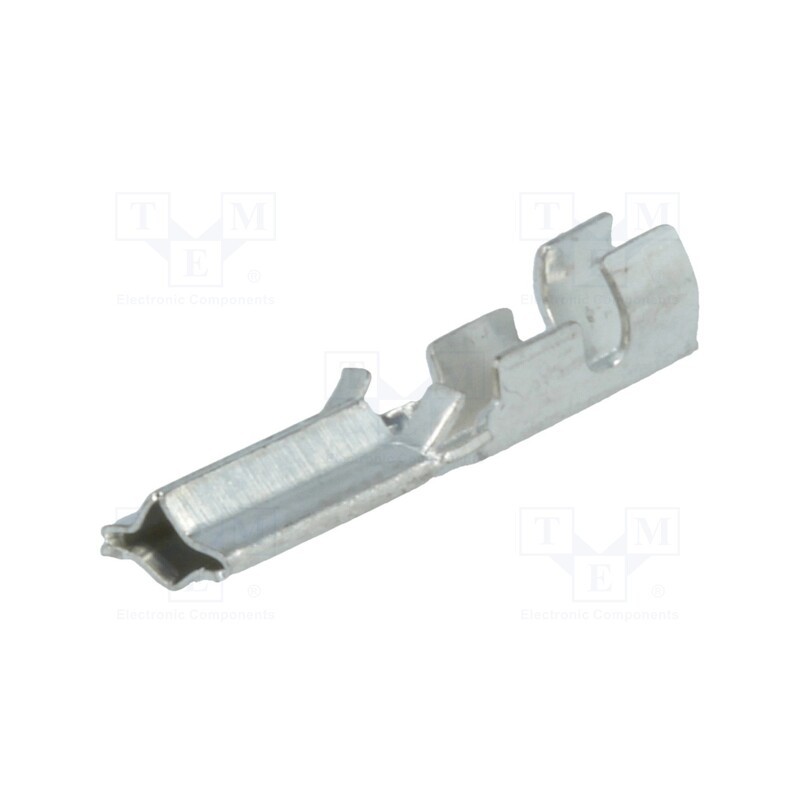 50 pcs : 1361.68 - Tip: socket for solder pin, crimped, for cable, tinned, brass