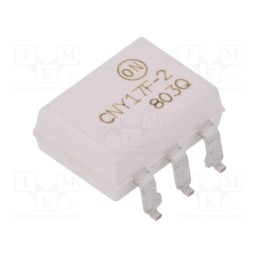10 pcs : CNY17F2SM - Optocoupler, SMD, Ch: 1, OUT: transistor, Uinsul: 4.17kV, Uce: 100V