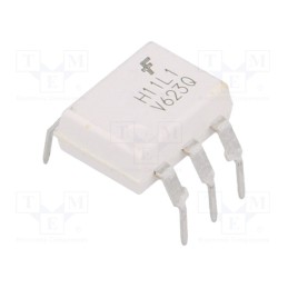 10 pcs : H11L1TVM - Optocoupler, THT, Ch: 1, OUT: logic, 4.17kV, DIP6, H11LXM