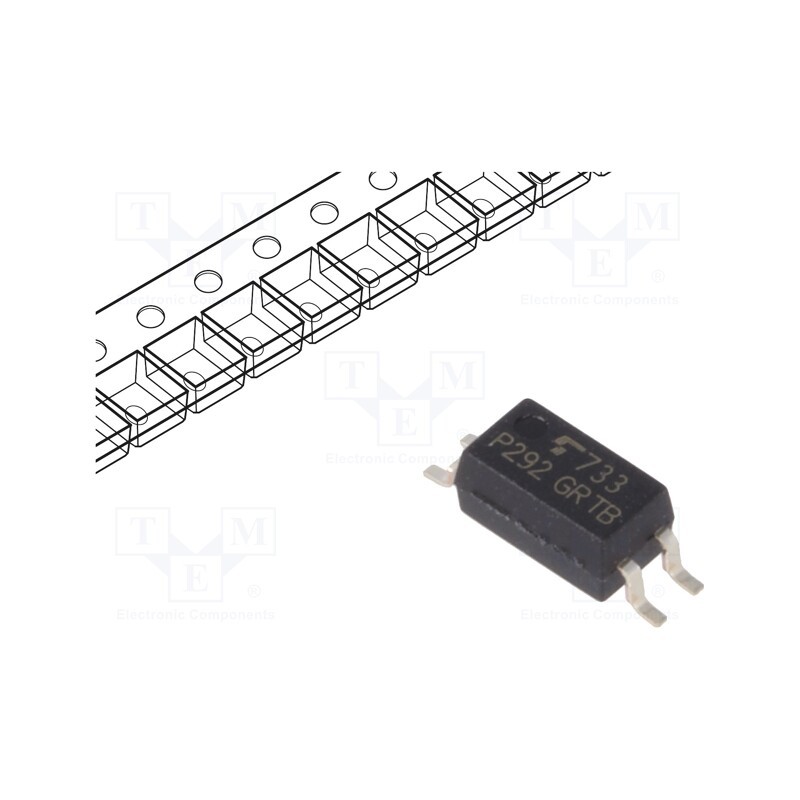 10 pcs : TLP292(GR-TPR.E(T - Optocoupler, SMD, Ch: 1, OUT: transistor, Uinsul: 3.75kV, Uce: 80V