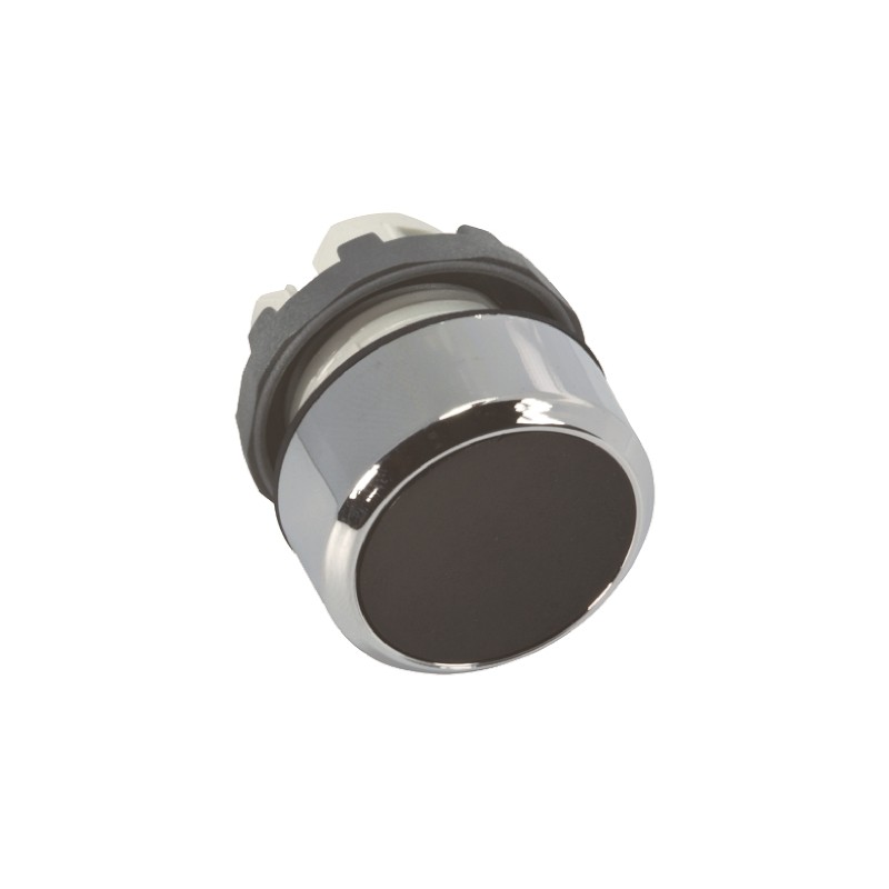 1 pcs - ABB Modular Series Black Momentary Push Button Head, 22mm Cutout, IP66