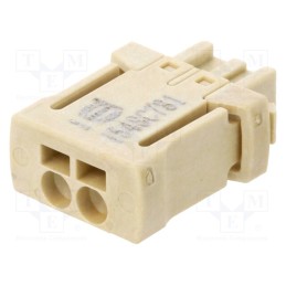 10 pcs : 14310213101160 - Plug, Connector: wire-board, har-flexicon®, 2.54mm, ways: 2, tinned