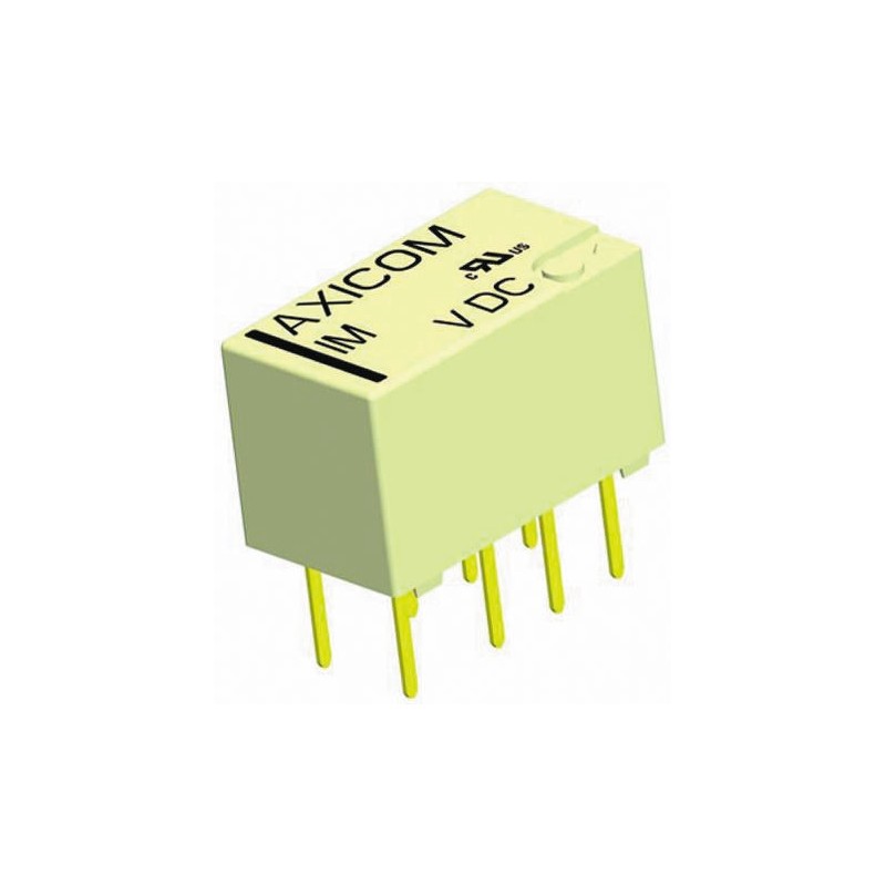 1 pcs - TE Connectivity PCB Mount Signal Relay, 5V dc Coil, 2A Switching Current, DPDT
