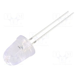 10 pcs : OSB5SAA201A-CRLED14 - CRLED, 10mm, blue, 10000mcd, 8°, Front: convex, 20V, No.of term: 2