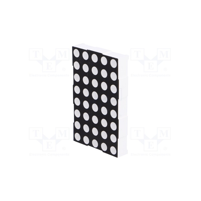 10 pcs : LMD23058BAG-101-01 - Display: LED, matrix, 5x8, green, 7.3mcd, anode, 60.6x37.8mm