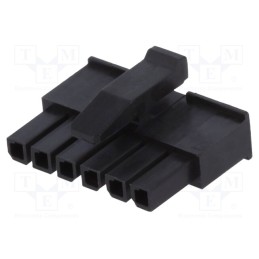 10 pcs : 1445022-6 - Plug, wire-wire, female, Micro MATE-N-LOK, 3mm, PIN: 6, for cable