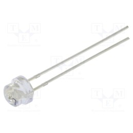10 pcs : OSB5SA56A1A-CRLED14 - LED, 4.8mm, blue, 600mcd, 100°, Front: convex, 5.5÷20V, No.of term: 2